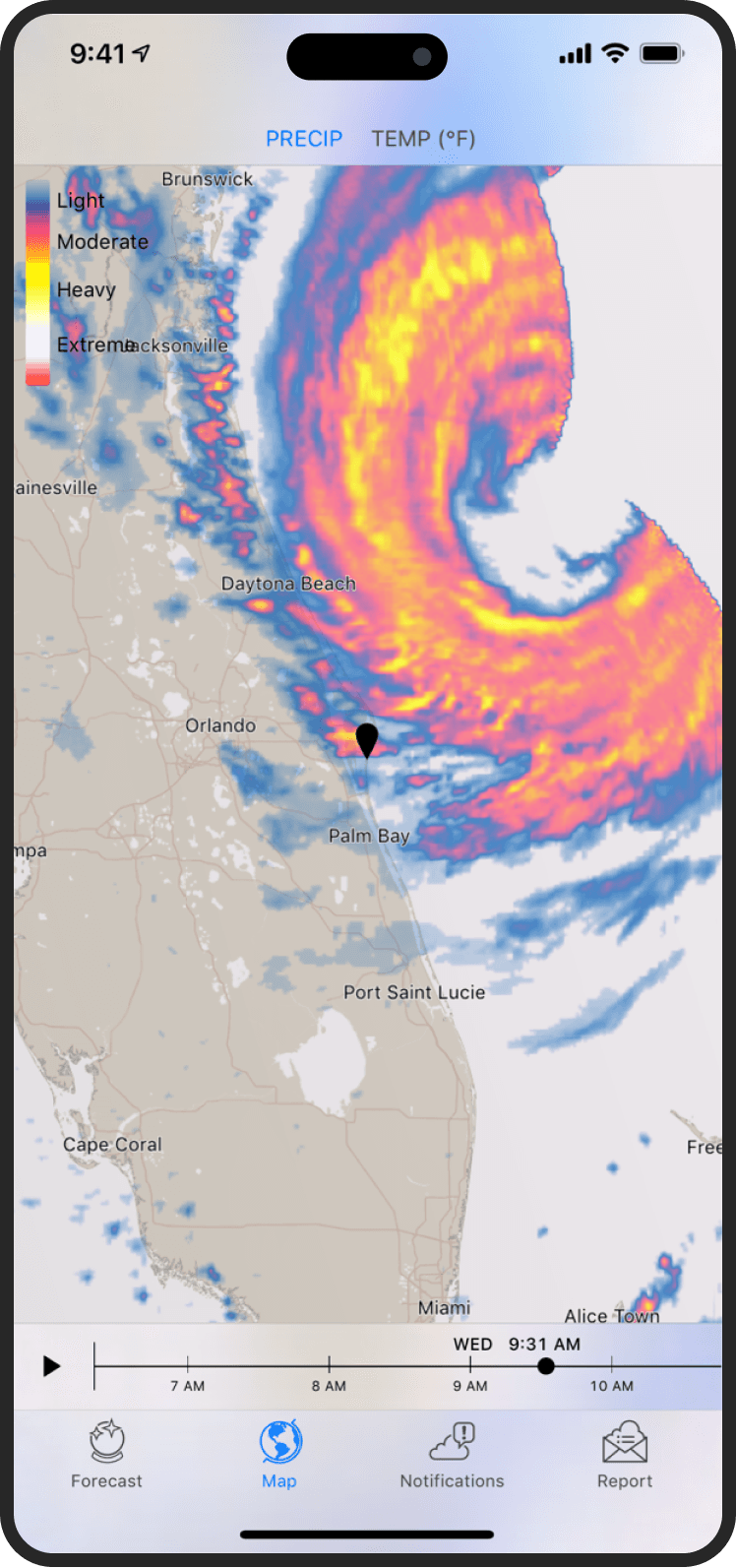 Darks sky radar