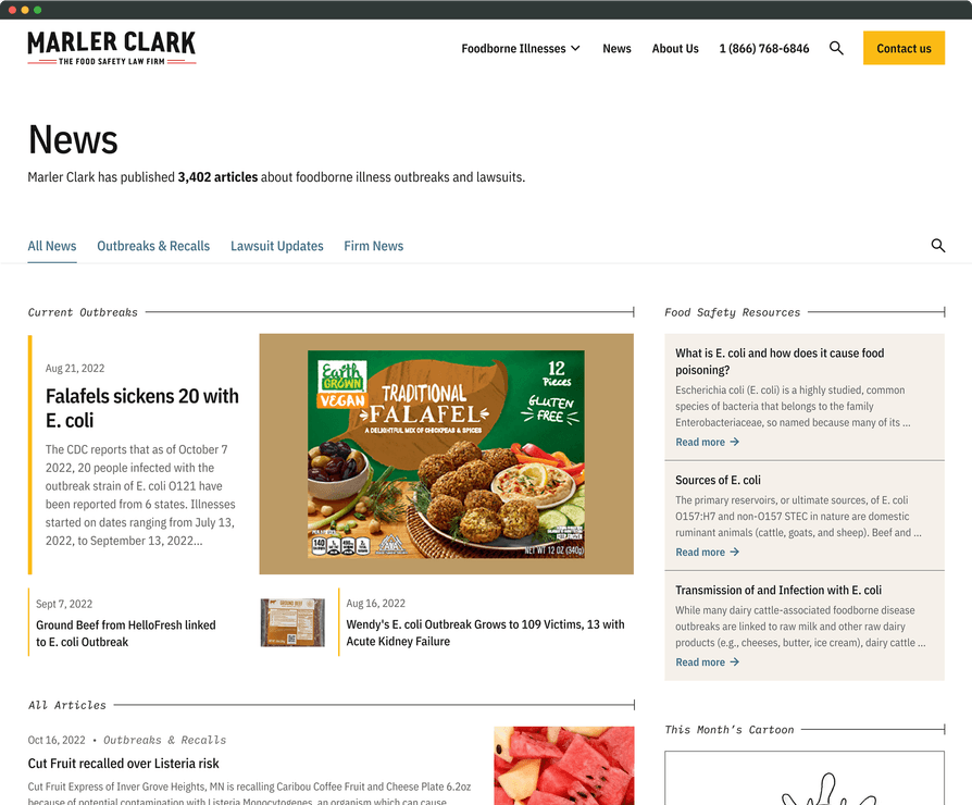 Marler clark news